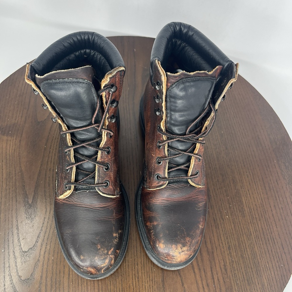 Red Wing Boots Women's 8B Brown Leather‎ Hard Toe Safety Work Utility 39506 - Picture 15 of 16